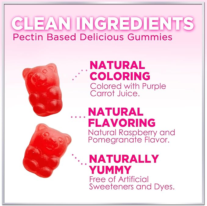 Collagen Peptides for Women - Collagen Gummy with Biotin for Hair, Skin, Nail, Bone & Joint Support, Extra Strength Hydrolyzed Collagen Peptides Supplement for Women & Men, Non-GMO - 120 Gummies