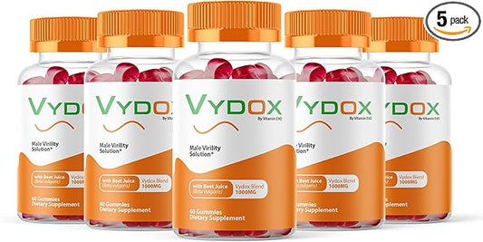 (5 PACK) Vydox Gummies, Vydox Plus Daily Health Supplement, Complete Formula for Overall Health to Support Performance, All Natural Gummys, Vy DOX Gomitas Reviews (300 Gummies) 5 Month Supply .