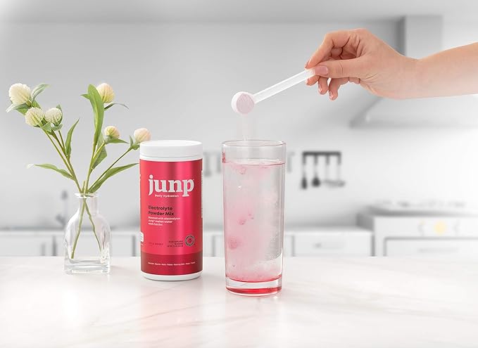 JUNP Electrolytes Powder No Sugar No Carbs, Wild Berry Fruit Flavor Keto Electrolyte Drink Mix - Potassium & Salt Hydration Powder Electrolytes, Zero Calorie Sugar Free Electrolyte Powder, 90 Servings