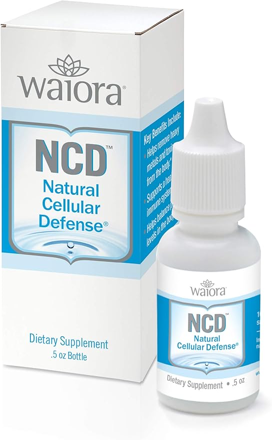 Waiora Natural Cellular Defense (NCD) Liquid Zeolite Drops, Clinoptilolite for Men & Women - Supplement for Immune, Healthy Gut Support, Cleanse, pH Balance (0.5oz Bottle, 1 ct – 90 serv)…