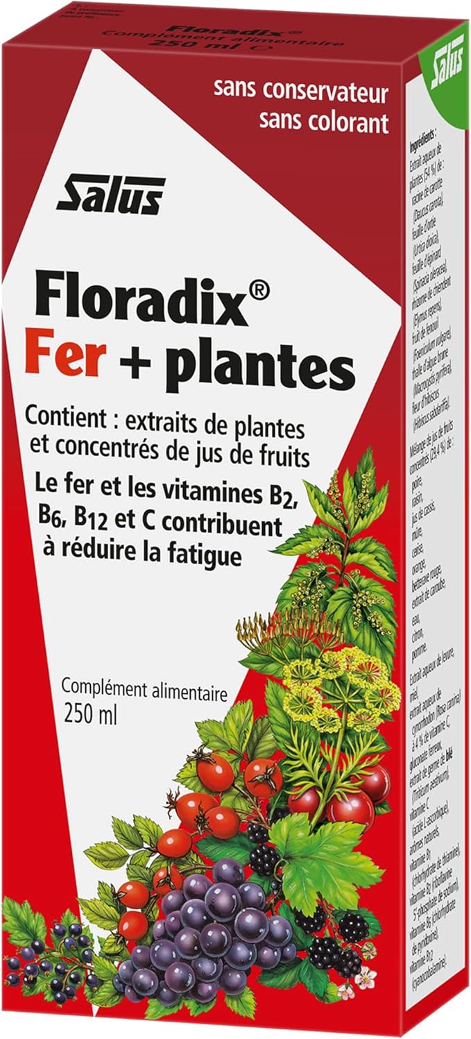 Floradix Liquid Iron and Vitamin Formula 250ml