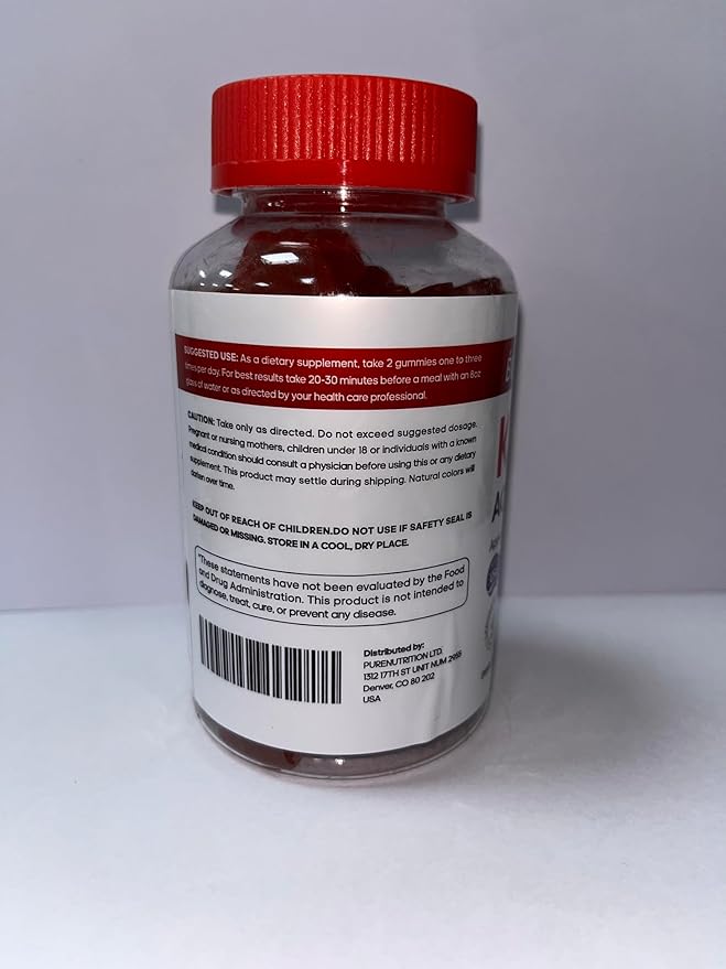 Keto ACV Gummies - Sugar Free Weight Loss Formula with 1500mg Apple Cider Vinegar for Men & Women - Gelatin-Free, Gluten-Free, Vegan & Non-GMO - 90 Count