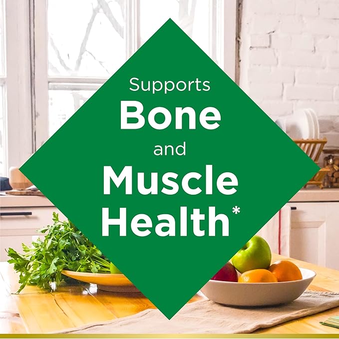 Nature's Bounty Magnesium 500mg Tablets, Supports Bone & Muscle Health, Twin Pack, 400 Tablets