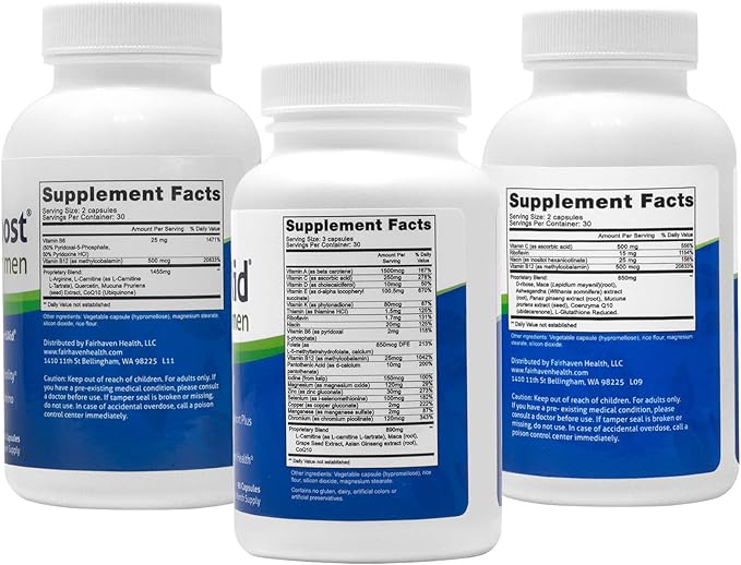 Fairhaven Health FertilAid for Men, MotilityBoost, and Countboost Combo | Fertility Supplements for Men | Male Fertility Supplement with Conception Vitamin and Fertility Support Prenatal Formula