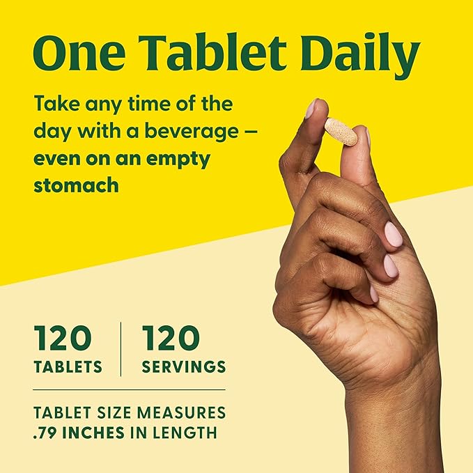 MegaFood Women's 55+ One Daily Multivitamin for Women with Vitamin A, Vitamin C, Vitamin D3 & Vitamin E for Optimal Aging Support- Plus Real Food- Bone & Immune Support Supplement-Vegetarian-120 Tabs