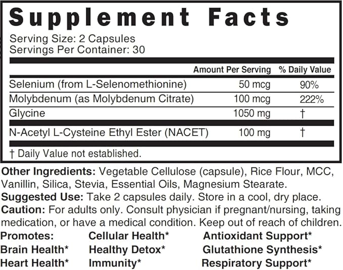 Neuro NAC Supplement N-Acetyl Cysteine Ethyl Ester (2 Pack)- 20x More Bioavailable Than NAC 600 mg - Boost Glutathione 10x More Than Liposomal Glutathione - N Acetyl Cysteine Ethyl Ester 120 Capsules