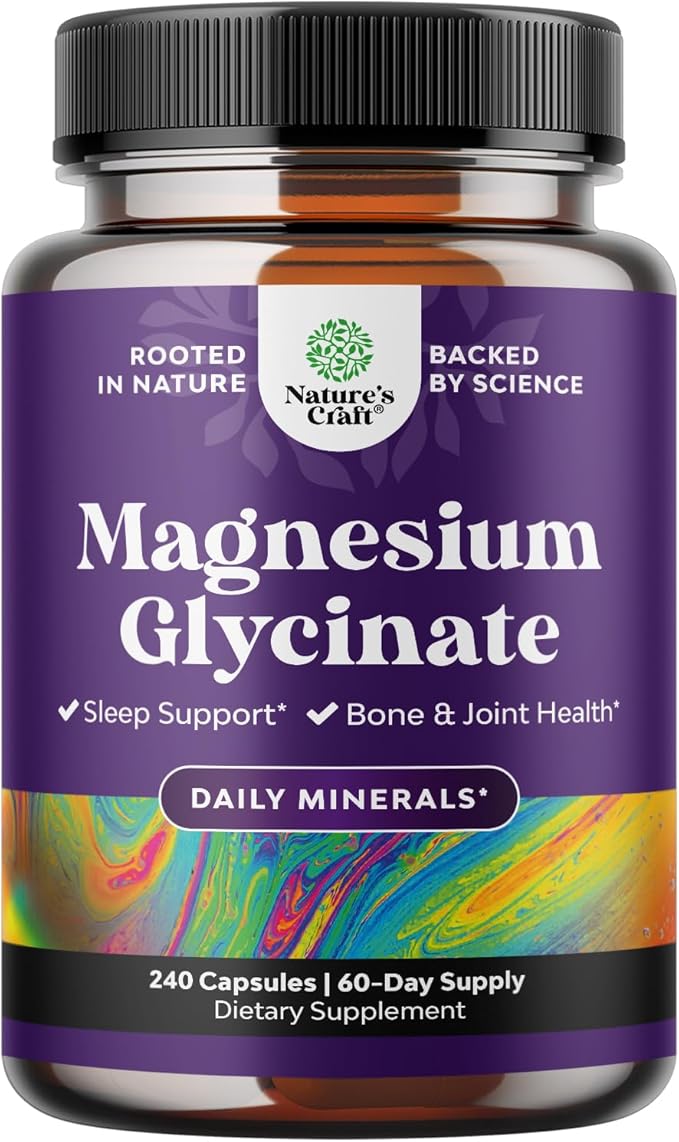 Pure Magnesium Glycinate 400mg Per Serving - Vegan High Absorption Chelated Magnesium Capsules for Women & Men with Elemental Magnesium 400mg for Mood Sleep and Relaxation Support - 60 Servings
