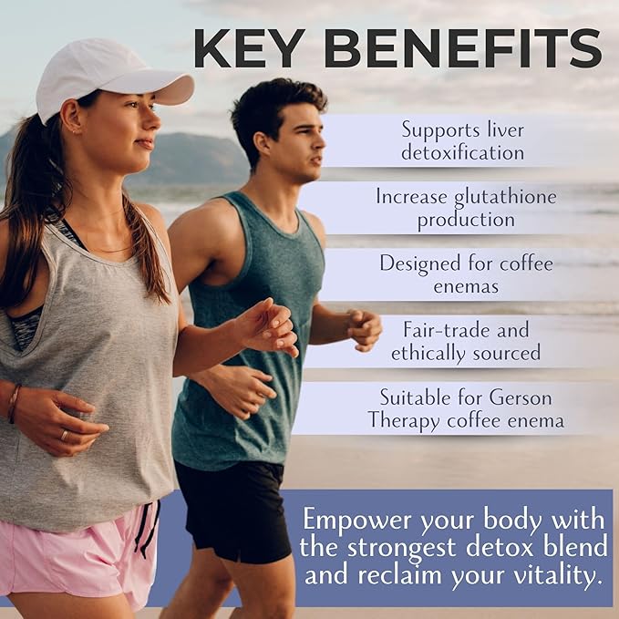 Happy Bum Co Organic Gold Roast Enema Coffee Grinds (400g) Mold-Free, Fair-Trade, High-Potency Blend for Colon Detox & Liver Support – Palmitic Acid & High Caffeine Coffee for Coffee Enema