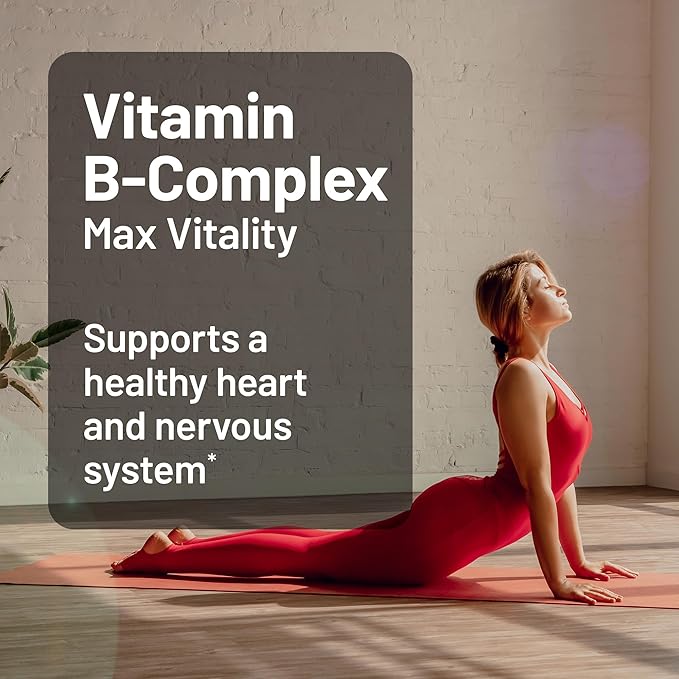 NatureWise Vitamin B Complex for Women and Men - with Folic Acid Biotin B1 B2 B3 B6 B12 - Support Cellular Energy & Mental Clarity - Gluten & Dairy Free, Non-GMO - 150 Softgels[5-Month Supply]