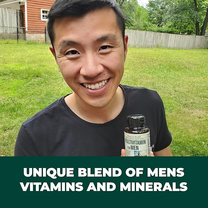 Multivitamin for Men - Daily Mens Multivitamins & Multiminerals with Vitamin A, C, D, E, B12, Zinc & More Essential Vitamins for Men - Mens Vitamins for Energy, Focus, and Mens Health. 60 Capsules