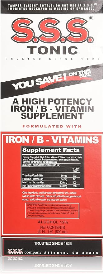 SSS Tonic Liquid 20 OZ