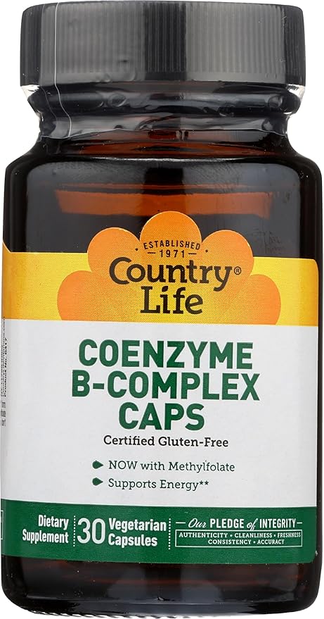 Country Life Coenzyme B Complex, 30-Count