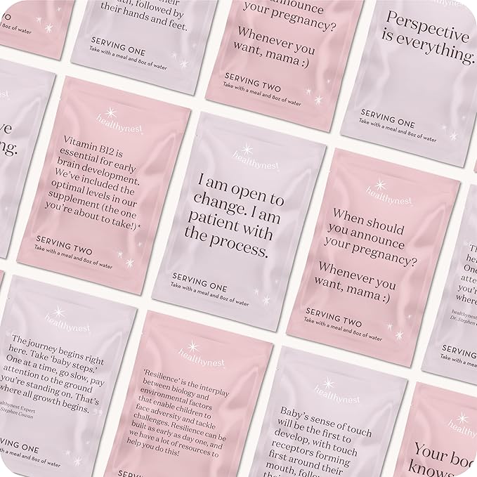 HealthyNest Preconception & 1st Trimester Prenatal Vitamin | Pregnancy Support for Fetal Brain Development with Methylfolate, Choline, DHA, Iron, Inositol | 31 Day Supply