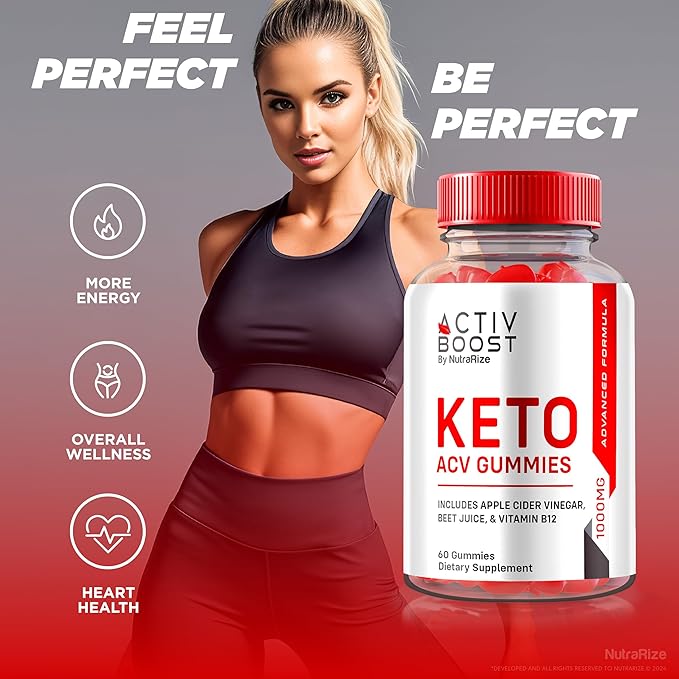 Activ Boost Keto ACV Gummies - Activ Boost Keto Supplement, Active Boost Keto ACV Gummies Advanced Weight Loss, Maximum Strength, Keto + ACV Gummy, ActivBoost Gomitas Reviews (60 Gummies)
