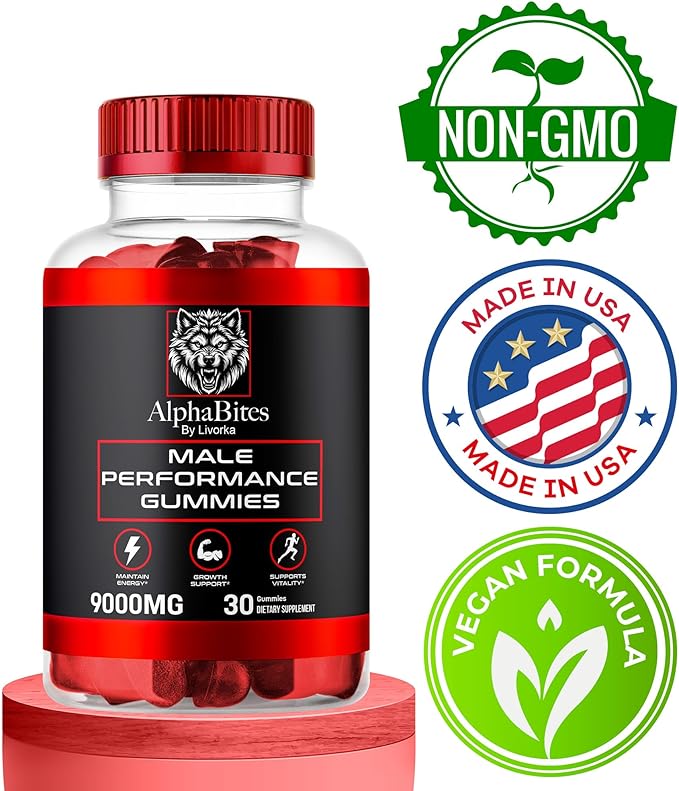 (5 Pack) Alpha Bites Men Gummies, AlphaBites Gummies, AlphaBites For Men Gummys Supplements, Alpha Bites Men, Alpha Bites Gummies, Alpha Bites Gummies For Men Performance, Alphabites Men, 150 Gummies