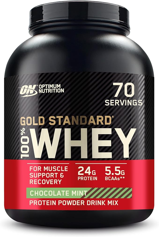 Optimum Nutrition Gold Standard® 100% Whey, Chocolate Mint, 4.94 lb (2.24 kg)