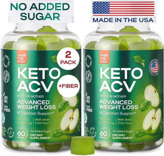 Advanced Keto ACV Gummies for Weight Loss 1000 Mg - ACV Gummies for Digestion, Metabolism, Detox - Apple Cider Vinegar, Beet FOS Fiber - Keto ACV Gummies Kelly Clarkson for Men and Women - Sugar Free