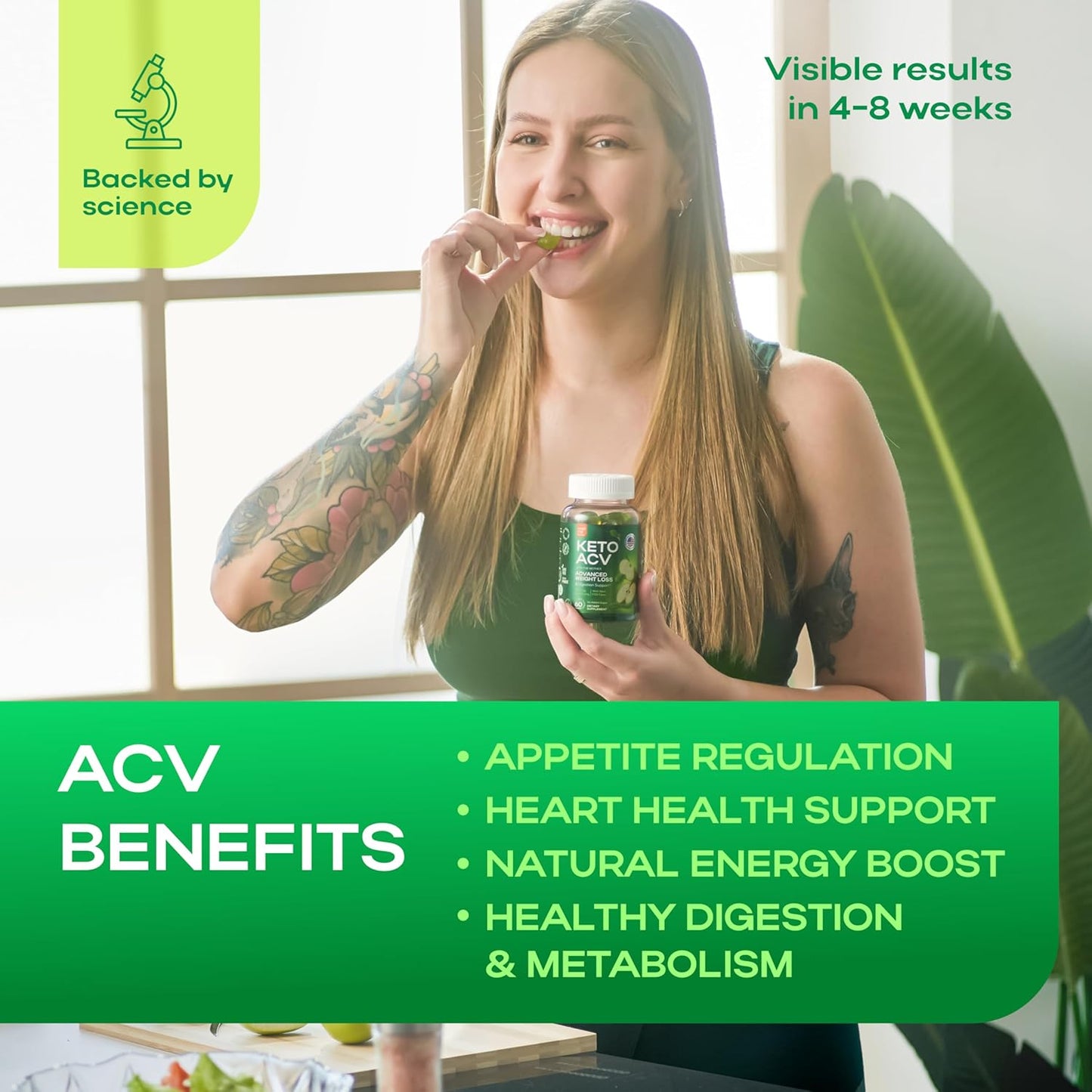Advanced Keto ACV Gummies for Weight Loss 1000 Mg - ACV Gummies for Digestion, Metabolism, Detox - Apple Cider Vinegar, Beet FOS Fiber - Keto ACV Gummies Kelly Clarkson for Men and Women - Sugar Free