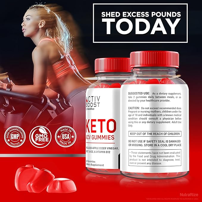 Activ Boost Keto ACV Gummies - Activ Boost Keto Supplement, Active Boost Keto ACV Gummies Advanced Weight Loss, Maximum Strength, Keto + ACV Gummy, ActivBoost Gomitas Reviews (60 Gummies)