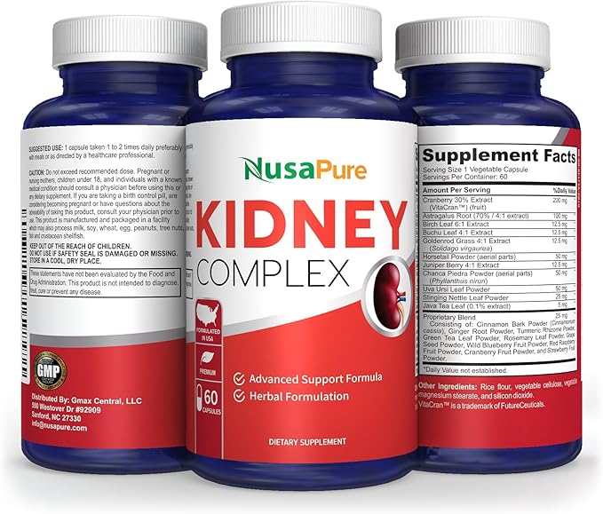 NusaPure Kidney Complex (Vegetarian) 60 caps