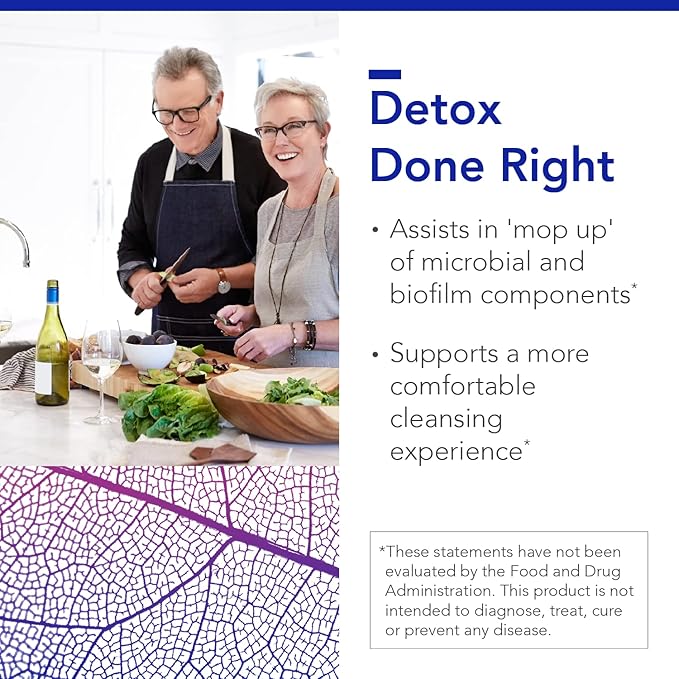 Biocidin G.I. Detox+ Gentle Binder - Activated Charoal, Zeolite & Aloe for Digestive Health - Supports The Gut Cleanse Detox Process - May Reduce Bloating & Gas (60 Capsules)