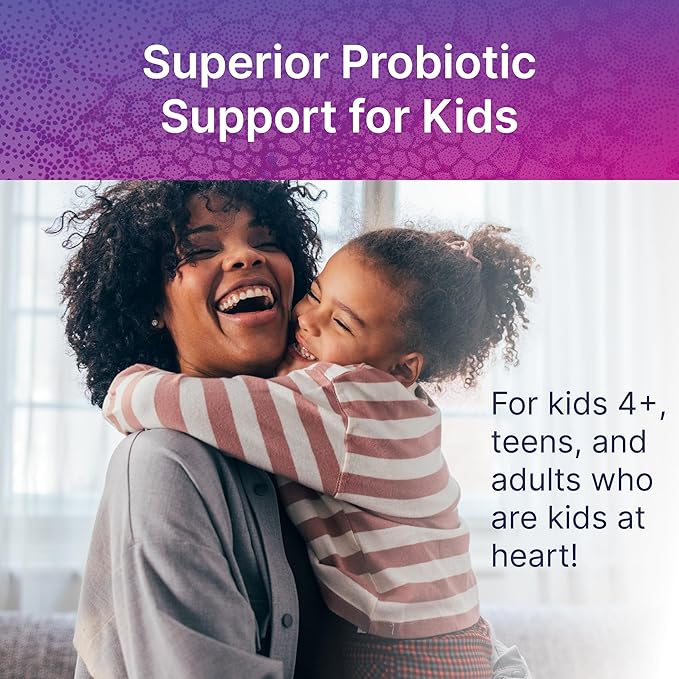 Microbiome Labs MegaSporeBiotic Kids Probiotic - Spore Based Gummy Probiotics for Kids - Supports Gut Health & Immunity with Bacillus Probiotic Blend - Berry Flavored (30 Gummies)