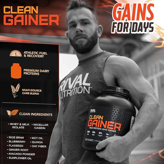 Rival Nutrition Clean Gainer - Cookies & Cream 12lb