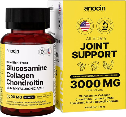 glucosamine + Collagen + chondroitin + msm + hyaluronic Acid Extra Strong Tablet
