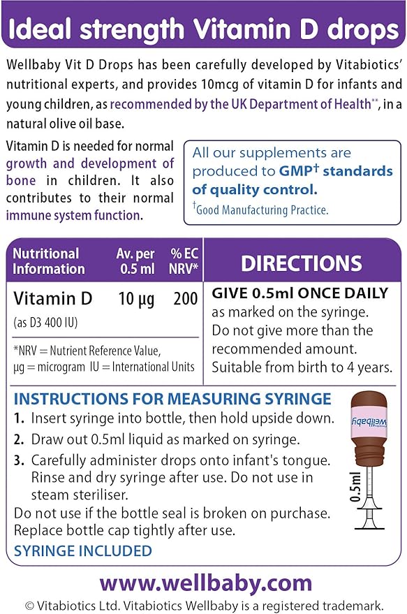 30 ml Vitamin D Drops