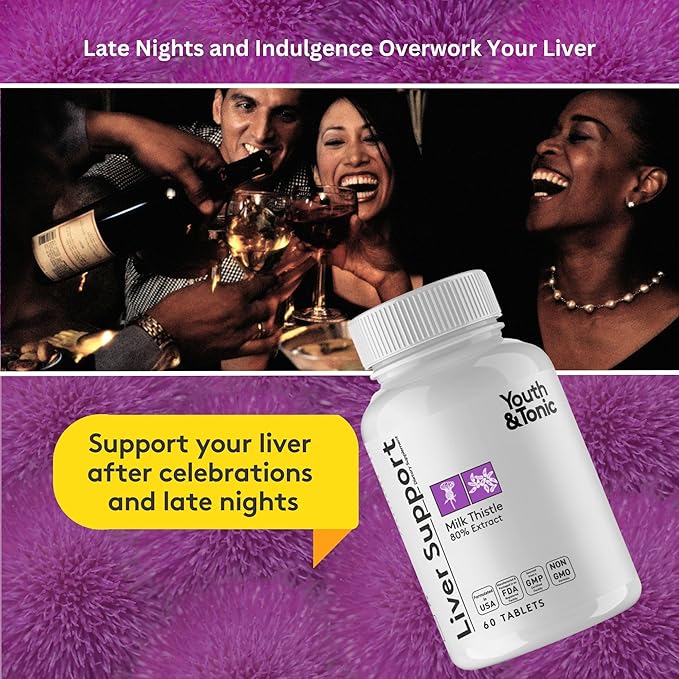 Youth & Tonic 3X Body Cleanse and Detox Pills for Women & Men with Liver, Kidney, Colon Supplements to Support Healthy Functions and for Loss of Unwanted Impurities and Metabolic Waste. 120 Capsules