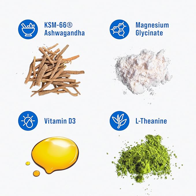 Nello Supercalm Powdered Drink Mix, Lemon Lime, L Theanine, Ksm-66 Ashwagandha, Magnesium Glycinate, Vitamin D 3, Supplements for Relaxation & Focus, Natural, No Sugar, Non GMO, Vegan, 30 Srvgs