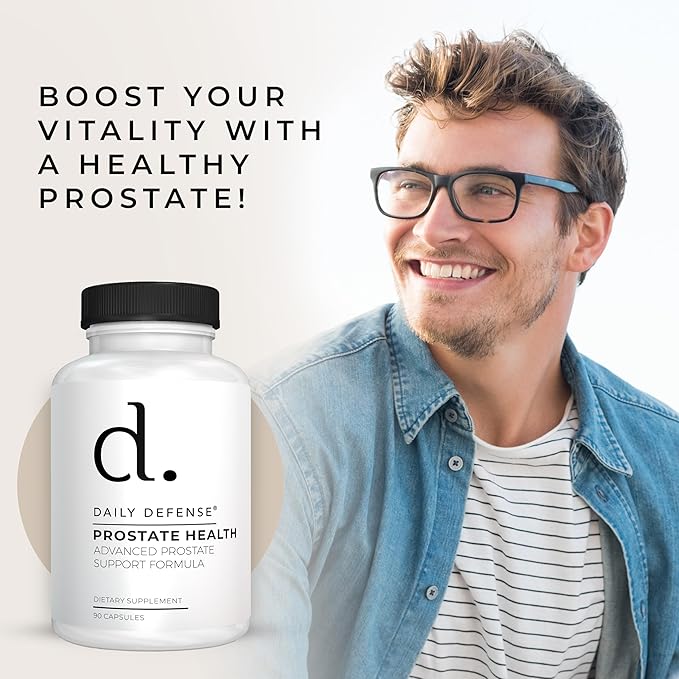 Prostate Health Supplements for Men - Prostate Supplements with Saw Palmetto Powder, Vitamin E, Zinc, Mushrooms, Pumpkin Seed - Prostate Support Dietary Supplement for Men, 90 Ct