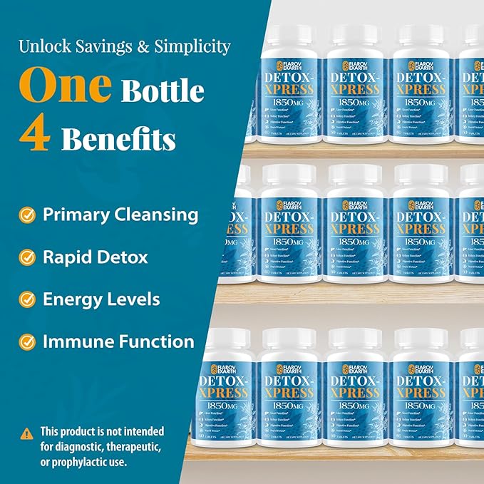 Liver Kidney Cleanse Detox & Repair, Milk Thistle Supplement, Natural Herbal Formula,Body Detox for Women & Men, Toxin Flush Max Absorption Liver Cleanser,Digestion Balance & Mood,120 Chewable Tablets