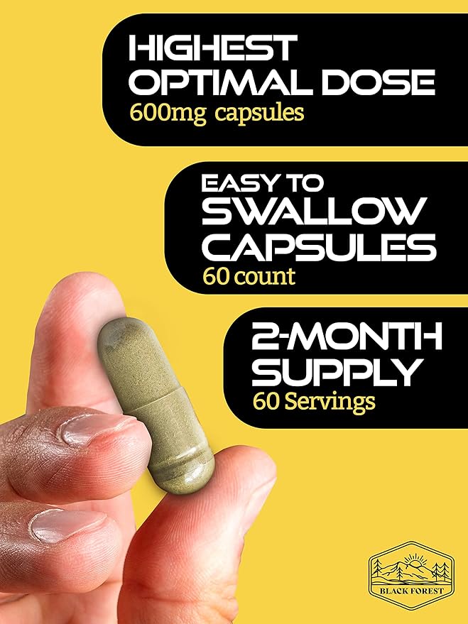 Cistanche Tubulosa 200mg & Tongkat Ali 400mg (Max Purity) 2 Month Supply (50% Echinacoside + 10% Acetoside with Tongkat Ali for Men 200:1 (Longjack) Eurycoma Longifolia) similar to Fadogia Agrestis