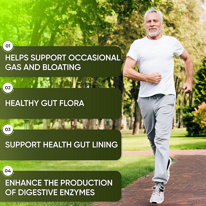 Complete Gut Health for Women and Men with Probiotic, Prebiotic, Postbiotic & Digestive Enzymes for Leaky Gut Repair.Gut Support for Healthy Gut Lining, Digestion Health, Occasional Gas, and Bloating.