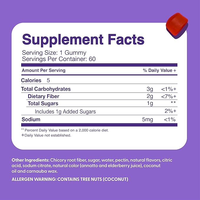 Feel Great Fiber Gummies for Kids Digestive Support | Constipation Relief for Kids | Fruity Flavored Chewable Kids Fiber Gummies | Vegetarian Supplements | 60 Day Supply