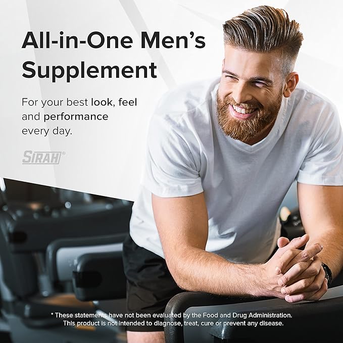 Testosterone Booster for Men - Male Enhancing Supplement - Test Booster for Endurance, Drive, Stamina, Strength, Size, Libido & Lean Muscle Growth - Supports Healthy Blood Circulation - 120 Pills