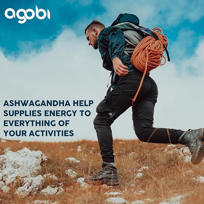 240 Capsules - 8 Month Supply - 7in1 Ashwagandha 8050mg - Combined with Fenugreek, Maca, Turmeric, Rhodiola, Ginger, and Black Pepper - Mood, Strength, Spirit and Energy Support Supplement