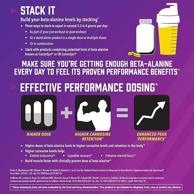 NOW Foods Sports Nutrition, Beta-Alanine 750 mg, Delays Muscle Fatigue*, Endurance*, 120 Veg Capsules