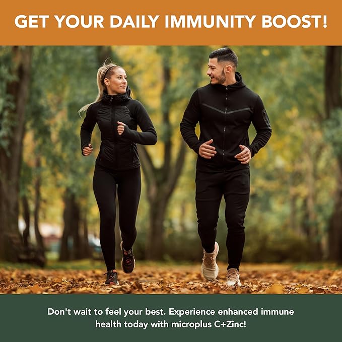 C&Zinc+ by Micro+ Advanced Immune Support Supplement – Vitamin C and Zinc with LifeSorb Nano-Technology for Enhanced Absorption