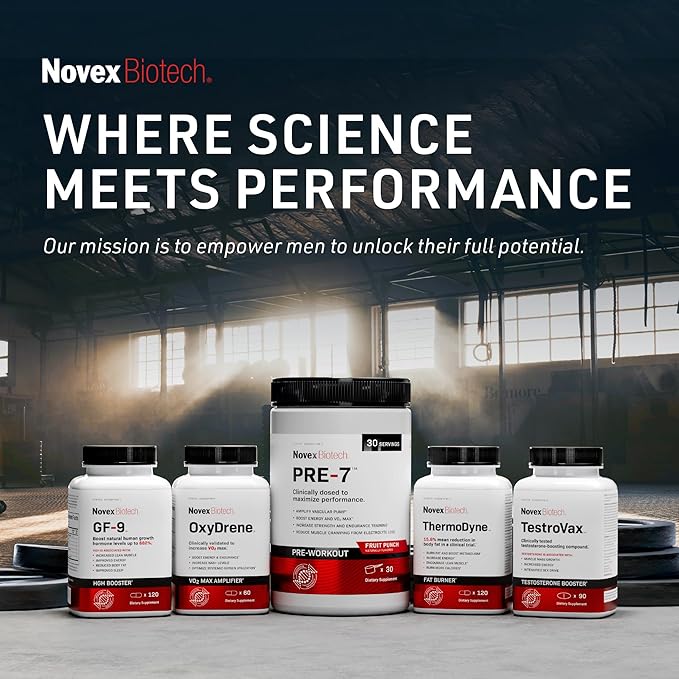 Novex Biotech TestroVax MAX – Daily Testosterone Multivitamin - Dietary Supplements for Boosting Testosterone and Increasing Strength, 60 Ct, 30-Day Supply