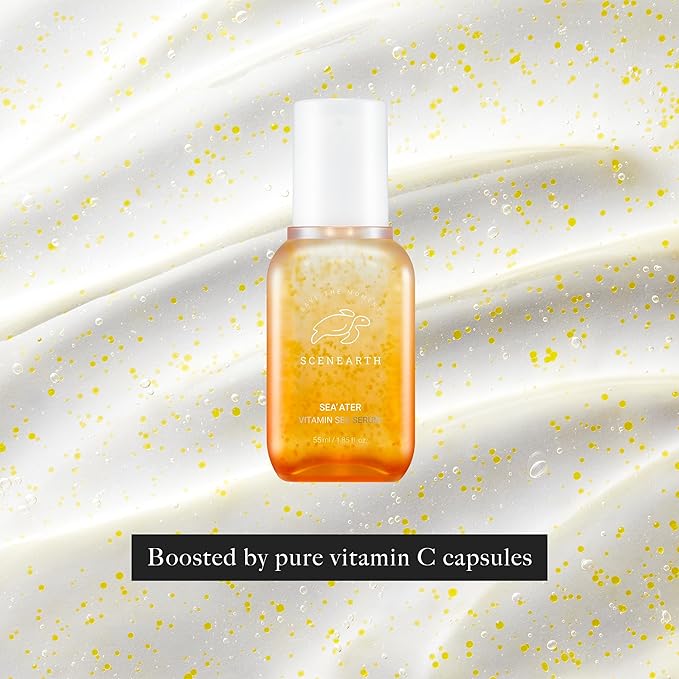 Sea'ater™ Vitamin C Serum Hydrating for Dry Skin, Wrinkle Fine Line, Brightening Skin, K Beauty