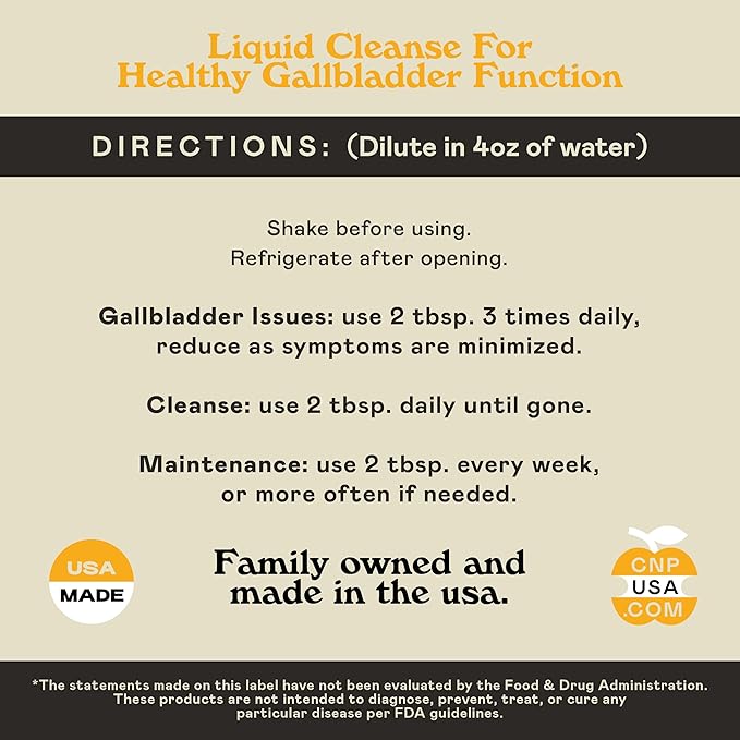 Complete Natural Gallbladder Complete - Liquid Supplement for Gallbladder Support, Liver Cleanse, and Digestive Health with Apple Cider Vinegar, Turmeric, Beet, Digestive Enzymes, Milk Thistle - 12oz