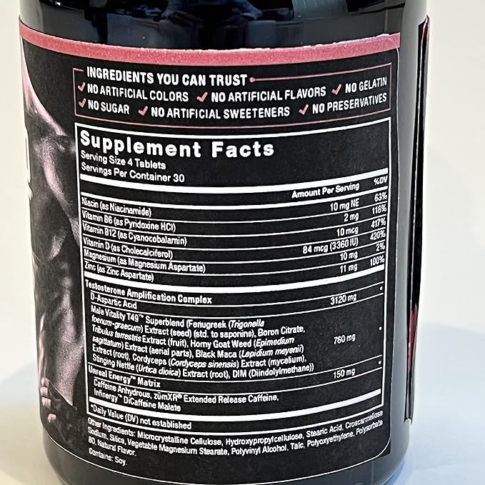 Force Factor Test X180 Boost, Testosterone Booster and Energy Supplement for Men, Boost Energy, Increase Stamina, and Enhance Vitality, with D-Aspartic Acid and Fenugreek, 120 Count (Pack of 3)