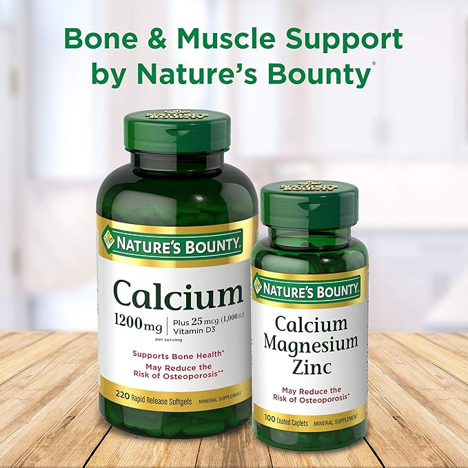 Nature's Bounty Magnesium, Mineral Supplement, Supports Bone and Muscle Health, 500 mg, Coated Tablets, 100 Count