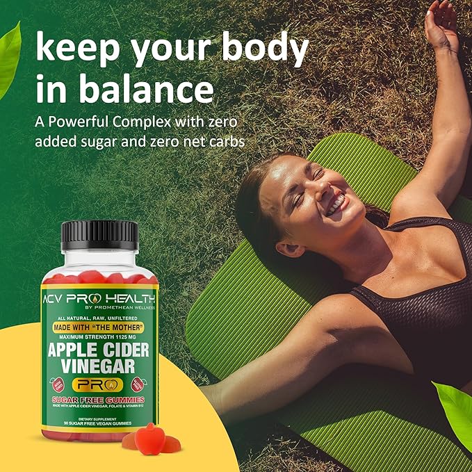 2-Pack Apple Cider Vinegar Gummies Sugar Free - ACV with Sugar Makes No Sense! Low Carb Advanced Keto Acv Gummies Keto Gummy Detox Cleanse Golo