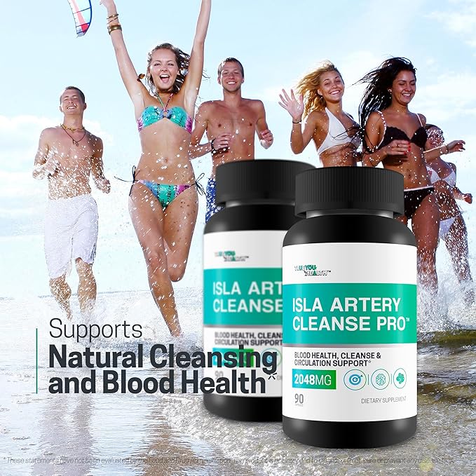 Isla Artery Cleanse Pro - Vein and Artery Cleanse Support - Our Best Blood Cleanse - Artery & Heart Healthy Support - Island Artery & Cleanse Support - Natural Island Cleanse Heart Healthy Solution