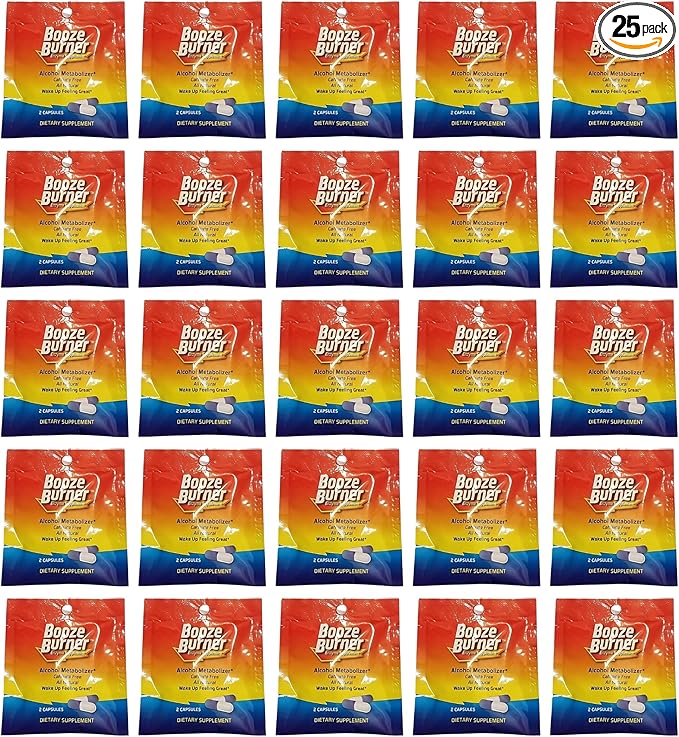 |25 Pack| Over-Indulgence-Prevention Ultimate Pre-Party-Supplement Hydration. Reduce a Possible Hangover. The Ultimate Party Supplement: Keep The Fun Going, All Night Long!